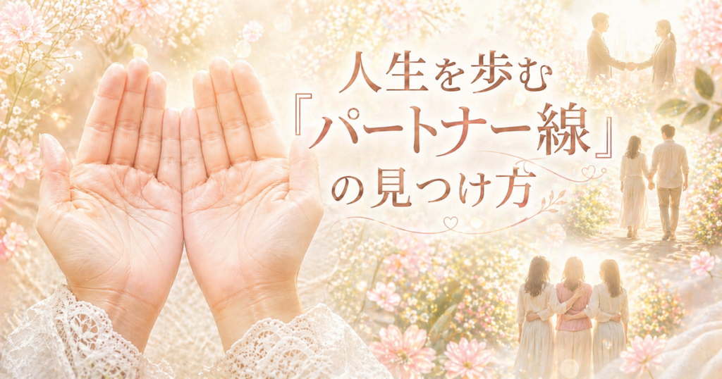 人生を共に歩む「パートナー線」の見つけ方 欄 | 2023 ライフデザイン M.BODY All Rights Reserved